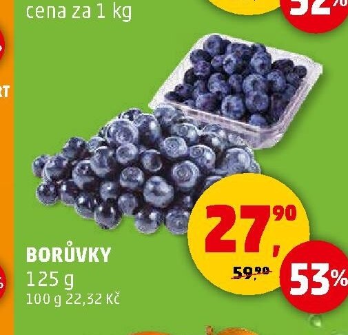 Borůvky 125g