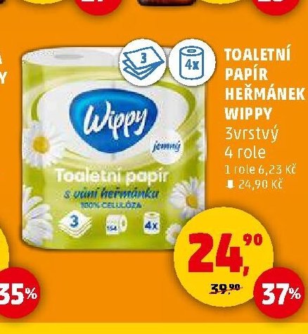 Toaletní papír Heřmánek Wippy 4 role