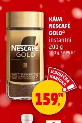 Káva Nescafé Gold