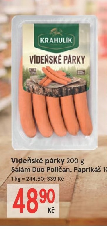 Vídeňské párky 200 g