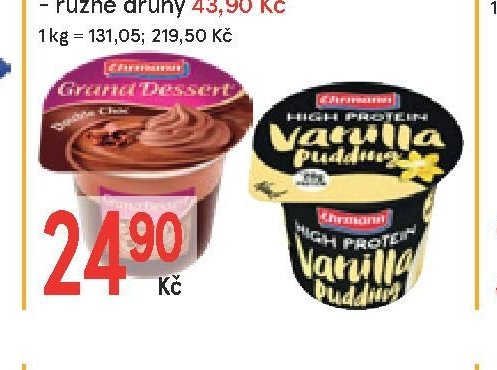 Dezert Grand Dessert 190 g / Dezert High Protein pudding 200 g
