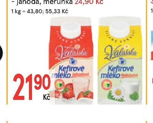 Kefírové mléko nízkotučné 500 g / Kefírové mléko nízkotučné 450 g