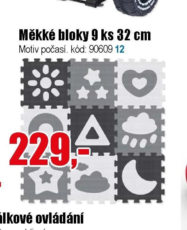 Měkké bloky 9 ks 32 cm