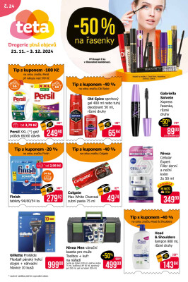 aktuální leták Teta drogerie 21.11.2024-3.12.2024