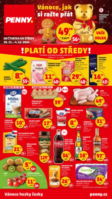 aktuální leták Penny Market 28.11.2024-4.12.2024