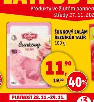 Šunkový salám Řezníkův talíř