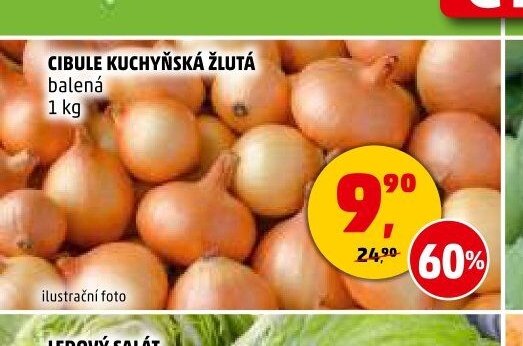 CIBULE KUCHYŇSKÁ ŽLUTÁ