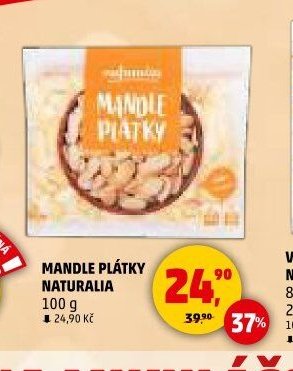 MANDLE PLÁTKY NATURALIA