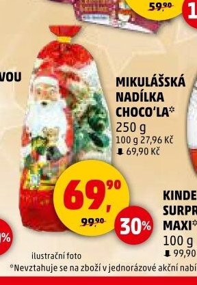 MIKULÁŠSKÁ NADÍLKA CHOCO'LA