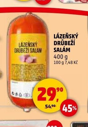 Lázeňský drůbeží salám