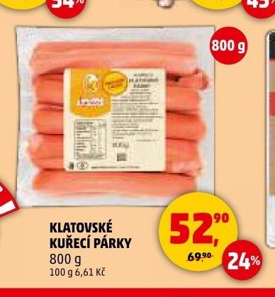 Klatovské kuřecí párky