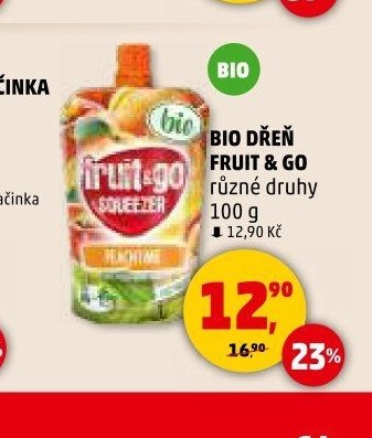 BIO DŘEŇ FRUIT & GO různé druhy 100 g