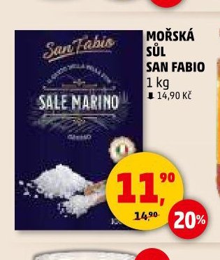 Mořská sůl San Fabio