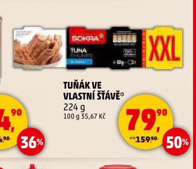 Tuňák ve vlastní šťávě