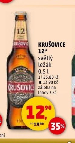 Krušovice 12* světlý ležák