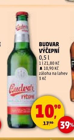 Budvar výčepní