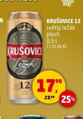 Krušovice 12 světlý ležák