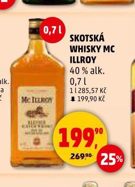 SKOTSKÁ WHISKY MC ILLROY