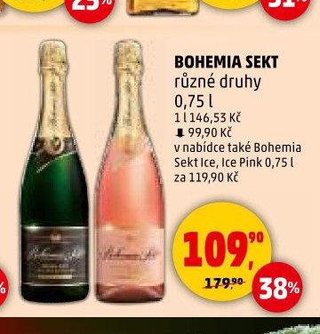 BOHEMIA SEKT různé druhy