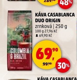 KÁVA CASABLANCA DUO ORIGIN zrnková