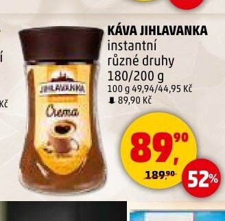 KÁVA JIHLAVANKA instantní