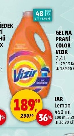 GEL NA PRANÍ COLOR VIZIR