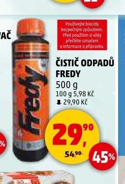 ČISTIČ ODPADŮ FREDY