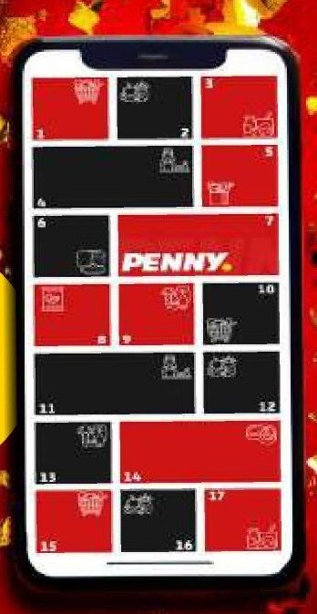 Adventní kalendář v aplikaci Penny