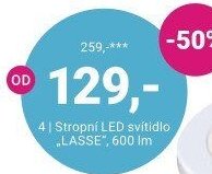 Stropní LED svítidlo LASSE