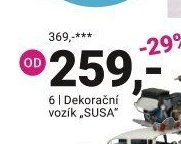 Dekorační vozík SUSA