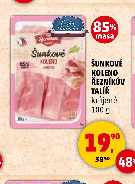 ŠUNKOVÉ KOLENO ŘEZNÍKŮV TALÍŘ krájené 100 g