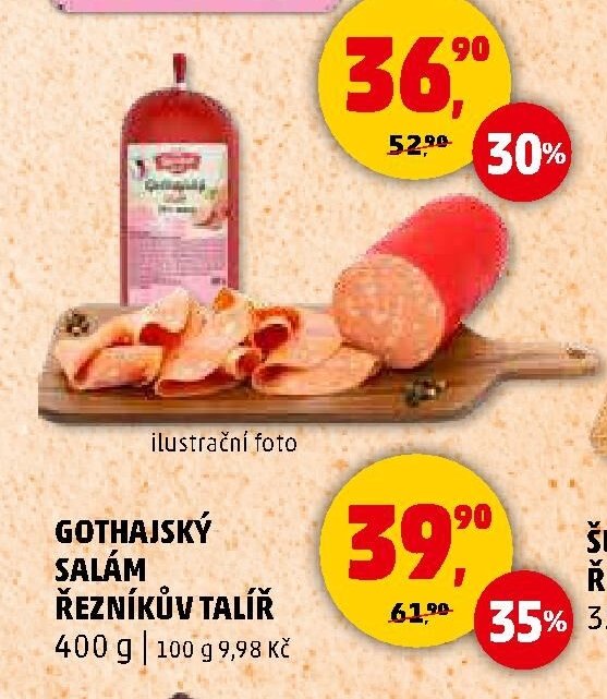 Gothajský salám Řezníkův talíř