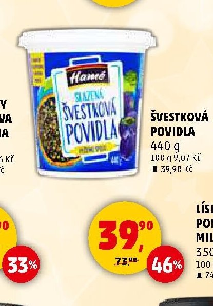 Švestková povidla 440 g