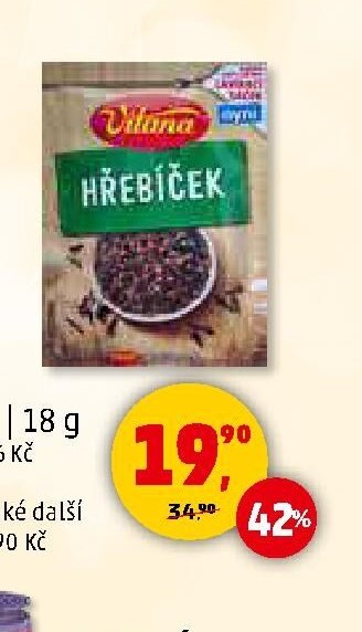KOŘENÍ VITANA hřebíček