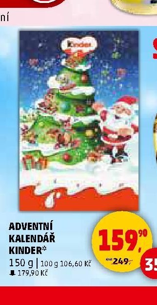 ADVENTNÍ KALENDÁŘ KINDER