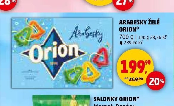 Arabesky želé Orion