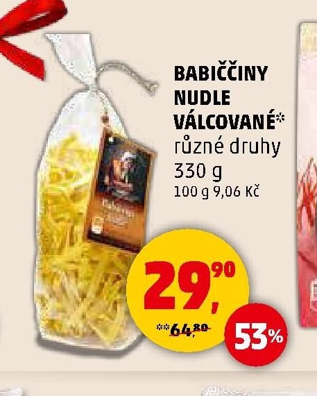 BABIČČINY NUDLE VÁLCOVANÉ