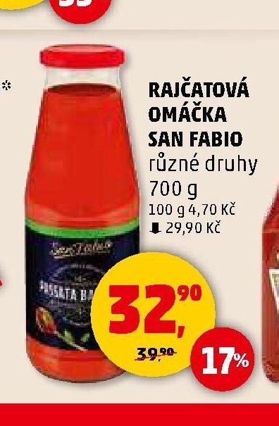 RAJČATOVÁ OMÁČKA SAN FABIO