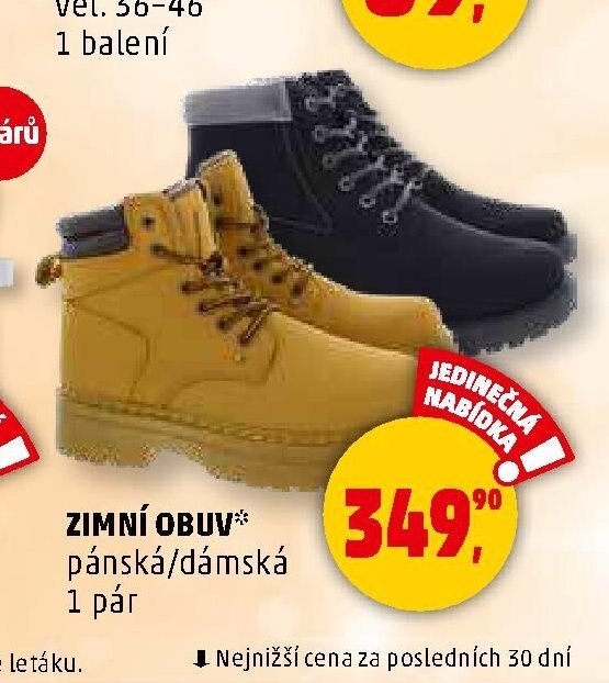 ZIMNÍ OBUV pánská/dámská