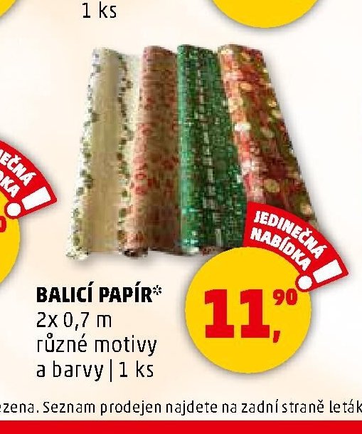 BALICÍ PAPÍR