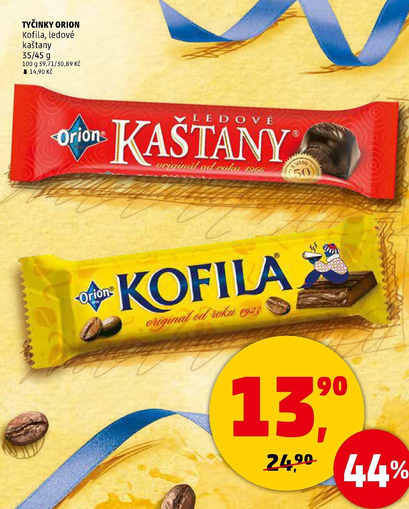 Tyčinky Orion Kofila, Ledové Kaštany