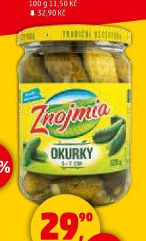 OKURKY ZNOJMIA