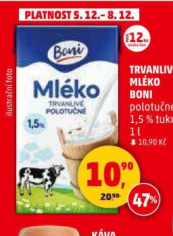TRVANLIVÉ MLÉKO BONI