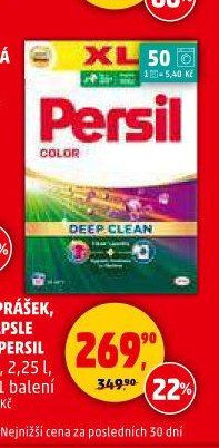 PRACÍ PRÁŠEK, GEL, KAPSLE COLOR PERSIL
