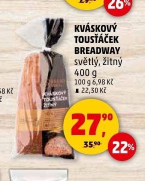 Kváskový toustáček Breadway