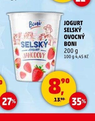 JOGURT SELSKÝ OVOCNÝ BONI