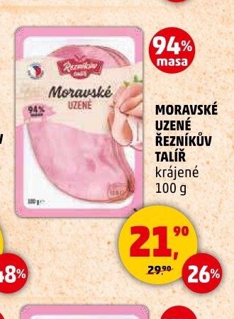 MORAVSKÉ UZENÉ ŘEZNÍKŮV TALÍŘ