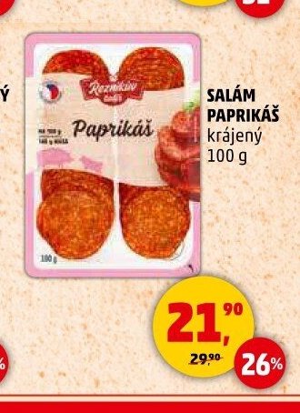 SALÁM PAPRIKÁŠ ŘEZNÍKŮV TALÍŘ