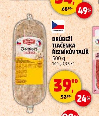 Drůbeží tlačenka Řezníkův talíř