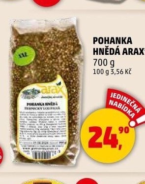 Pohanka hnědá Arax